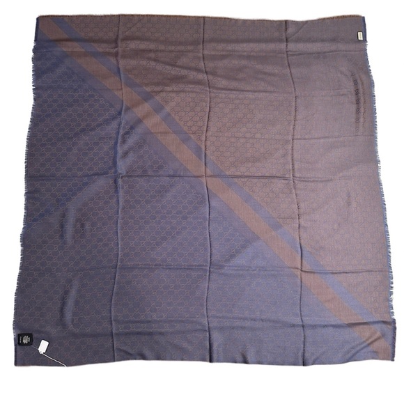 GG Guccissima Wool-Silk Blend Shawl - Picture 2 of 10